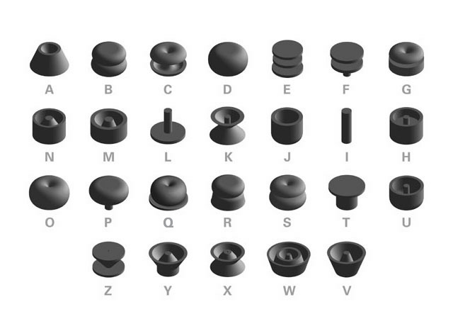 alphabet letters fonts. letter in the Univers font